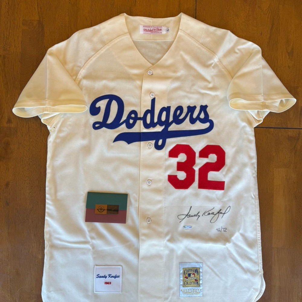 Sandy Koufax Signed Autographed Mitchell & Ness Authentic Jersey Upper Deck COA