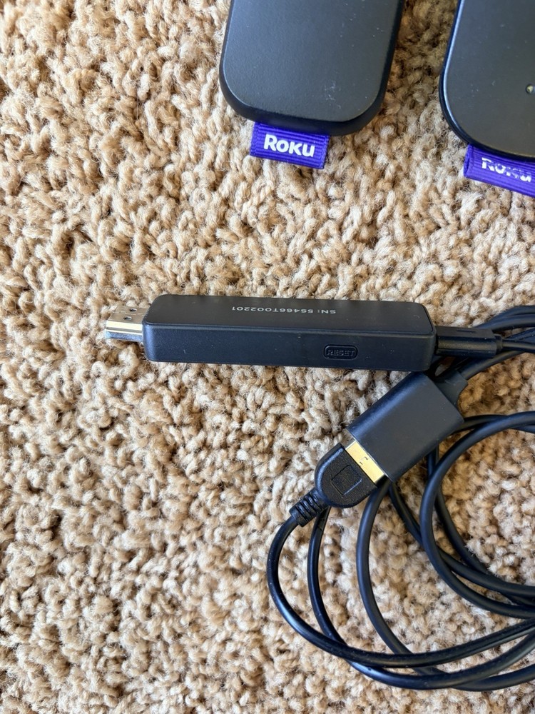 ROKU Lot Bundle HDMI Streaming Stick + Mixed Remotes Authentic Untested As-Is