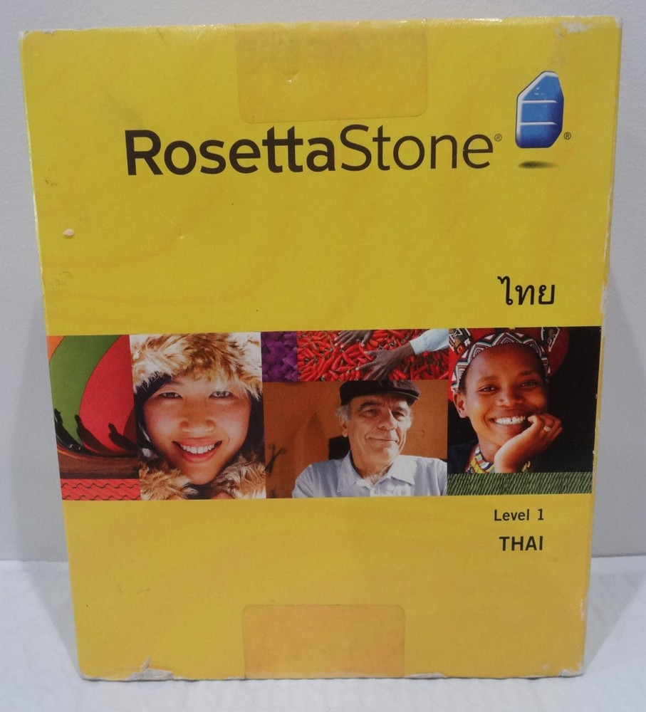 NEW Factory Sealed Rosetta Stone Thai Level 1 Version 2 (V2) PC/Mac Software