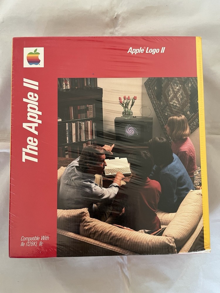 Apple Logo II Vintage Computer Software Program Brand New Sealed