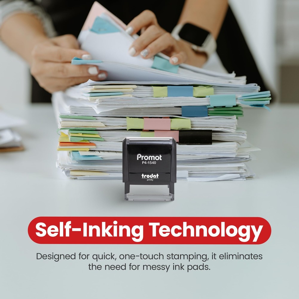 Priority - Self Inking Rubber Stamp - Ink Stamps