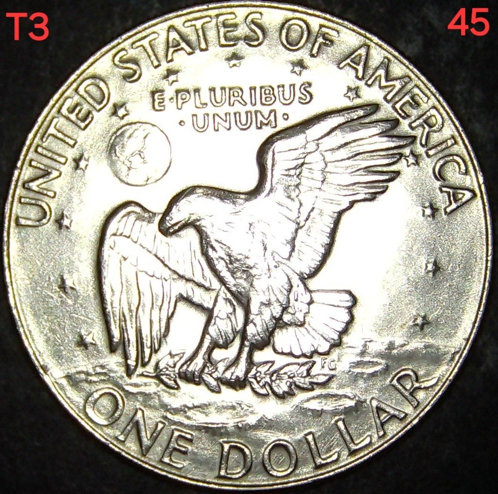 💥💥1978 D ERROR "Ike" Eisenhower $1 Almost Uncirculated💥