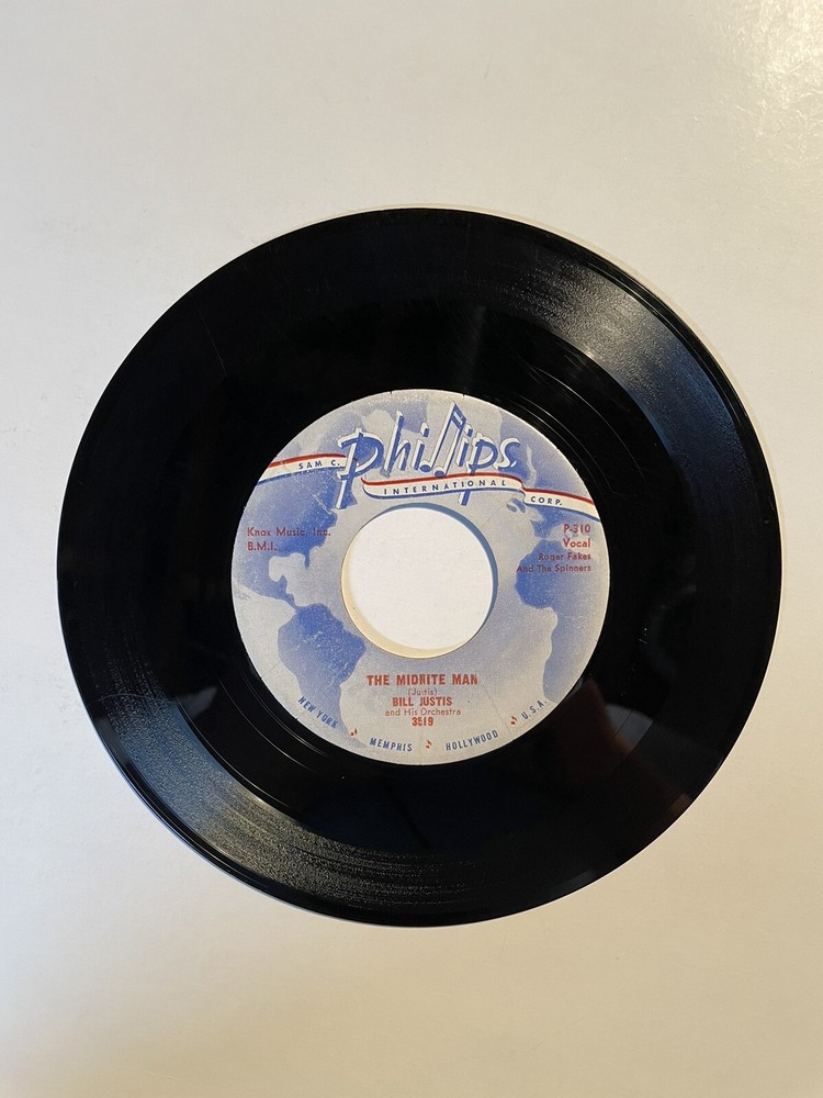 Bill Justus “Raunchy” Phillips 7” 45 VG+