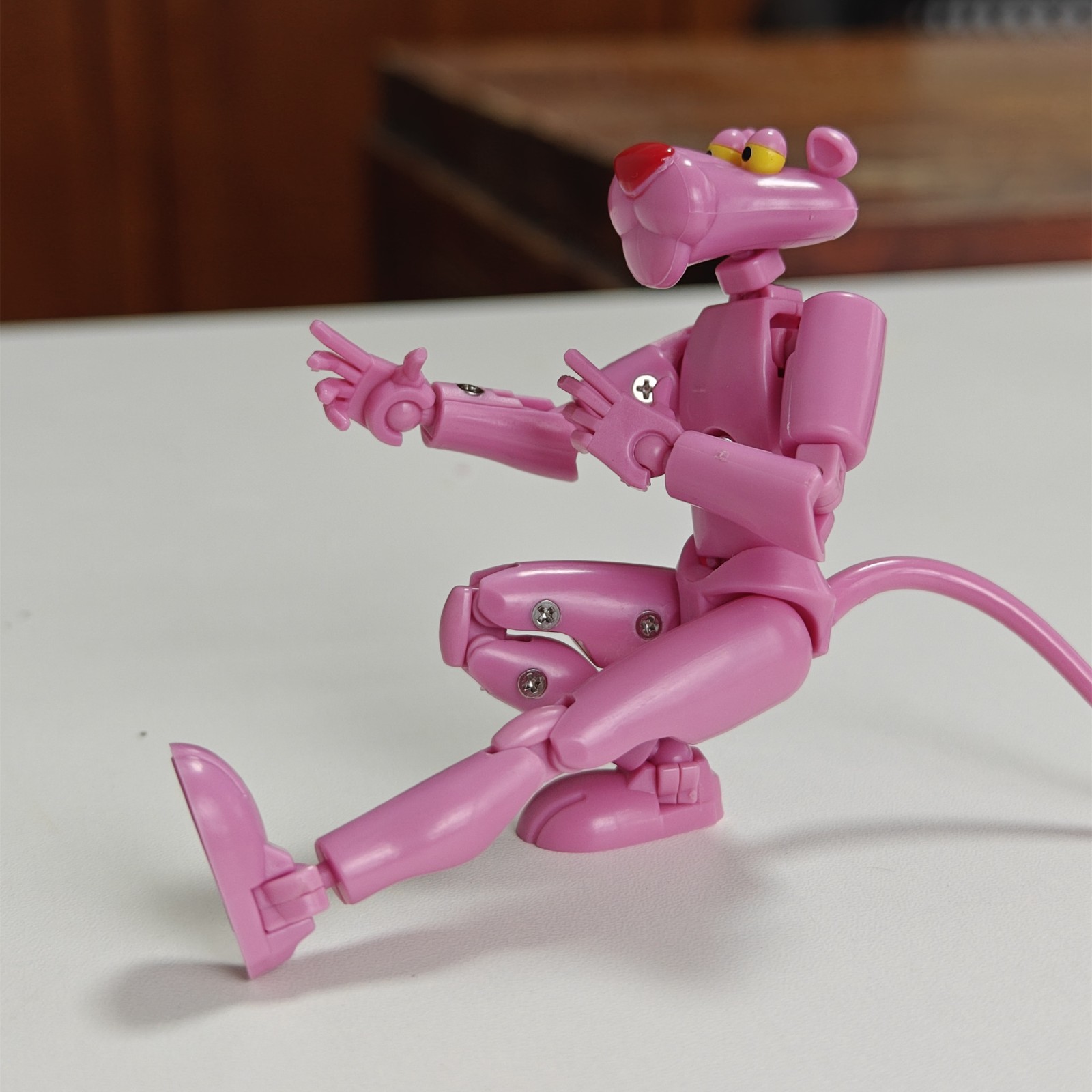 FJ Pink Panther Model Toys Action Figure Collection Hobby Children's Gift