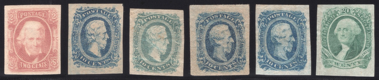 CSA Collection, #1, 2b, 4, 6, 7L, 7R, 8, 11, 11c, 12, 13, Mint OG/NG, Nice Group