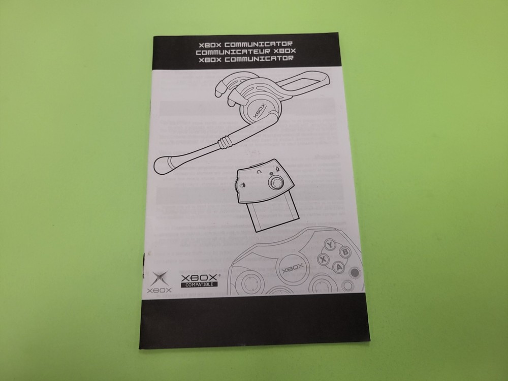 Xbox Communicator (Accessory Manual) (Microsoft Xbox) Manual Only