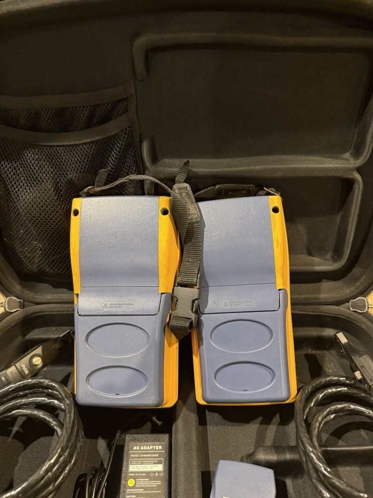 FLUKE DTX-1200 CABLE ANALYZER KIT W ACCESSORIES (TESTED) SHIPS FREE