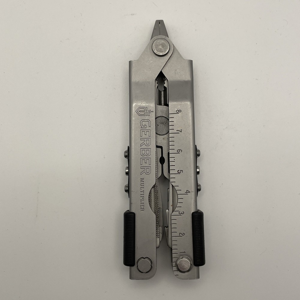 USGI Gerber Multi-Plier Multi-Lock Pocket Knife Bluntnose MP 600 Stainless EUC