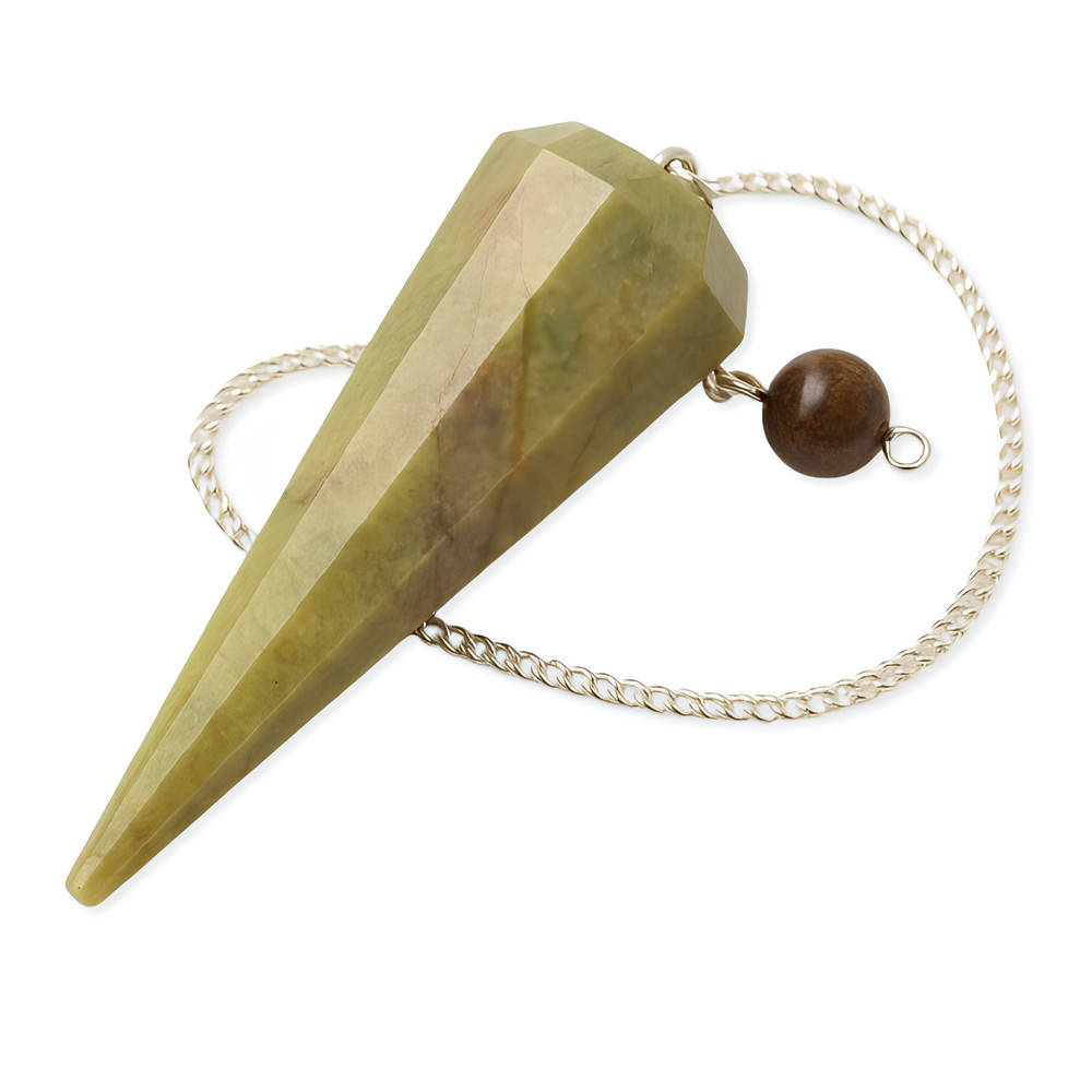 Vesuvianite Pendulum Gemstone Crystal Dowsing Quality Gemstone Divination Tool