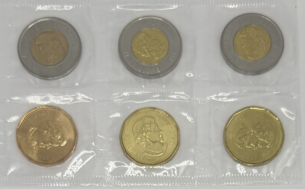 2012 $1 & $2 Circulation Coins & Test Token Set