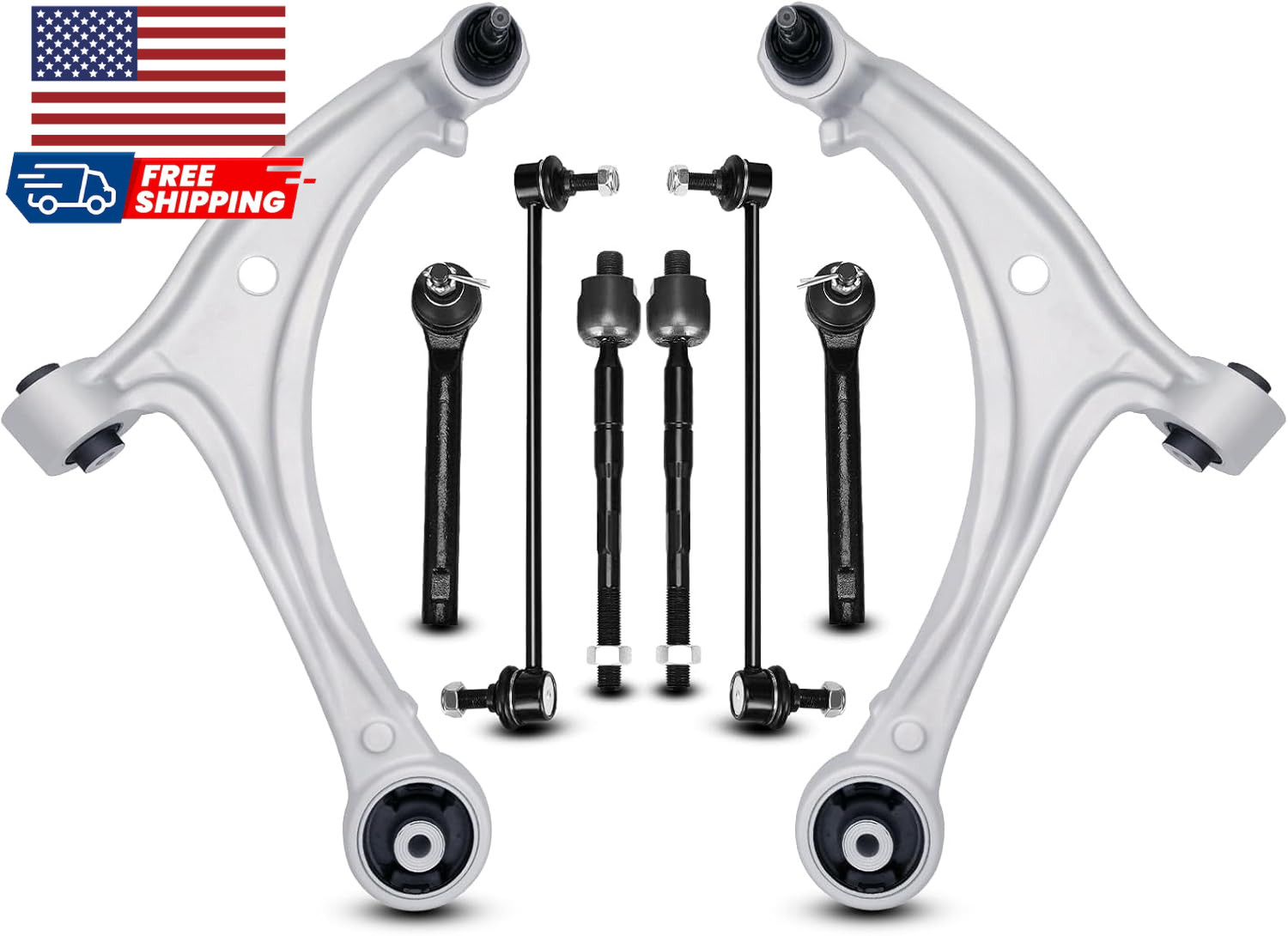 Front Suspension Kit Lower Control Arm Compatible with 2005-2010 Honda Odyssey