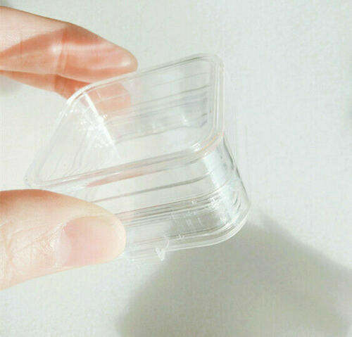 Hinged Display Box Jewelry Boxes Clear Membrane case Denture False Teeth Case