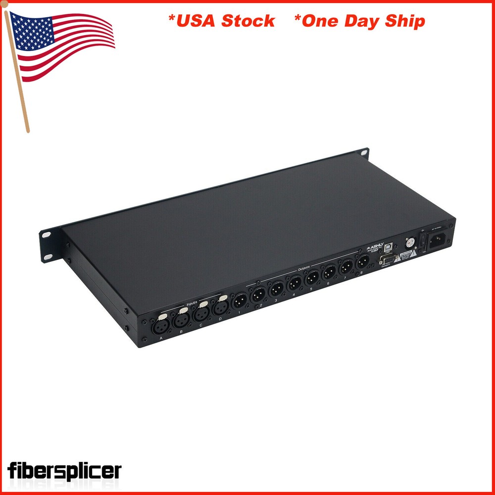 4.8SP 110V Digital DSP Audio Processor Original Software 4 Input 8 Output #USA