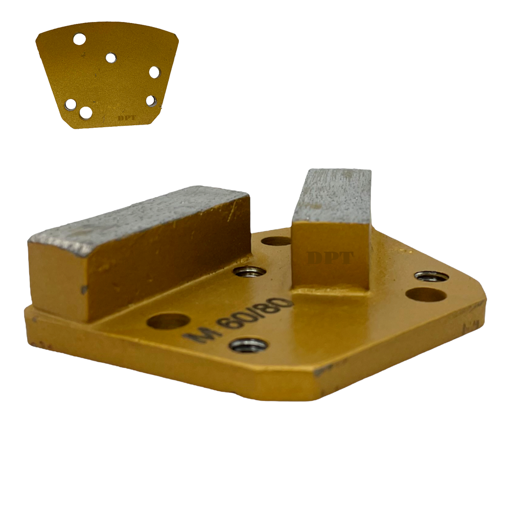 3 Pack Diamond Grinding Discs for Bolt on Concrete Grinders Medium Bond 60 Grit