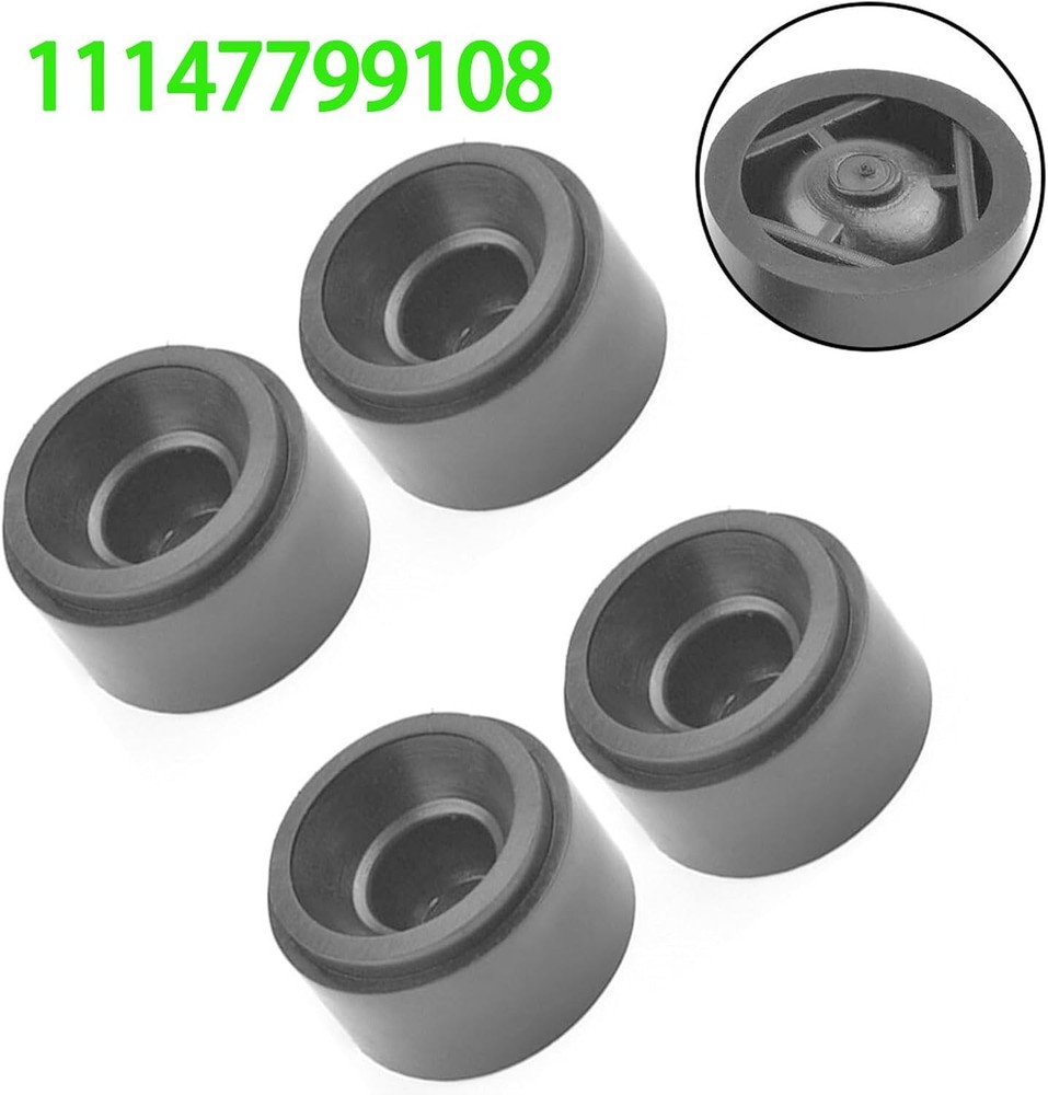 4Pcs 11147799108 Engine Cover Rubber Grommet Engine Covers Trim, Replacement