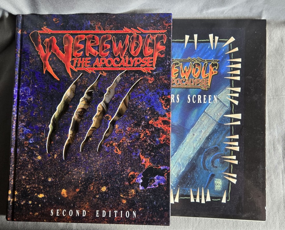 White Wolf Werewolf The Apocalypse Second Edition WW3600 & Story Teller's Screen