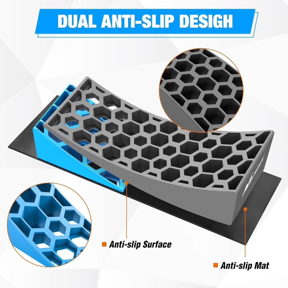 Nilight Camper Leveling Blocks Leveling System for Single Dual Axle Trailers