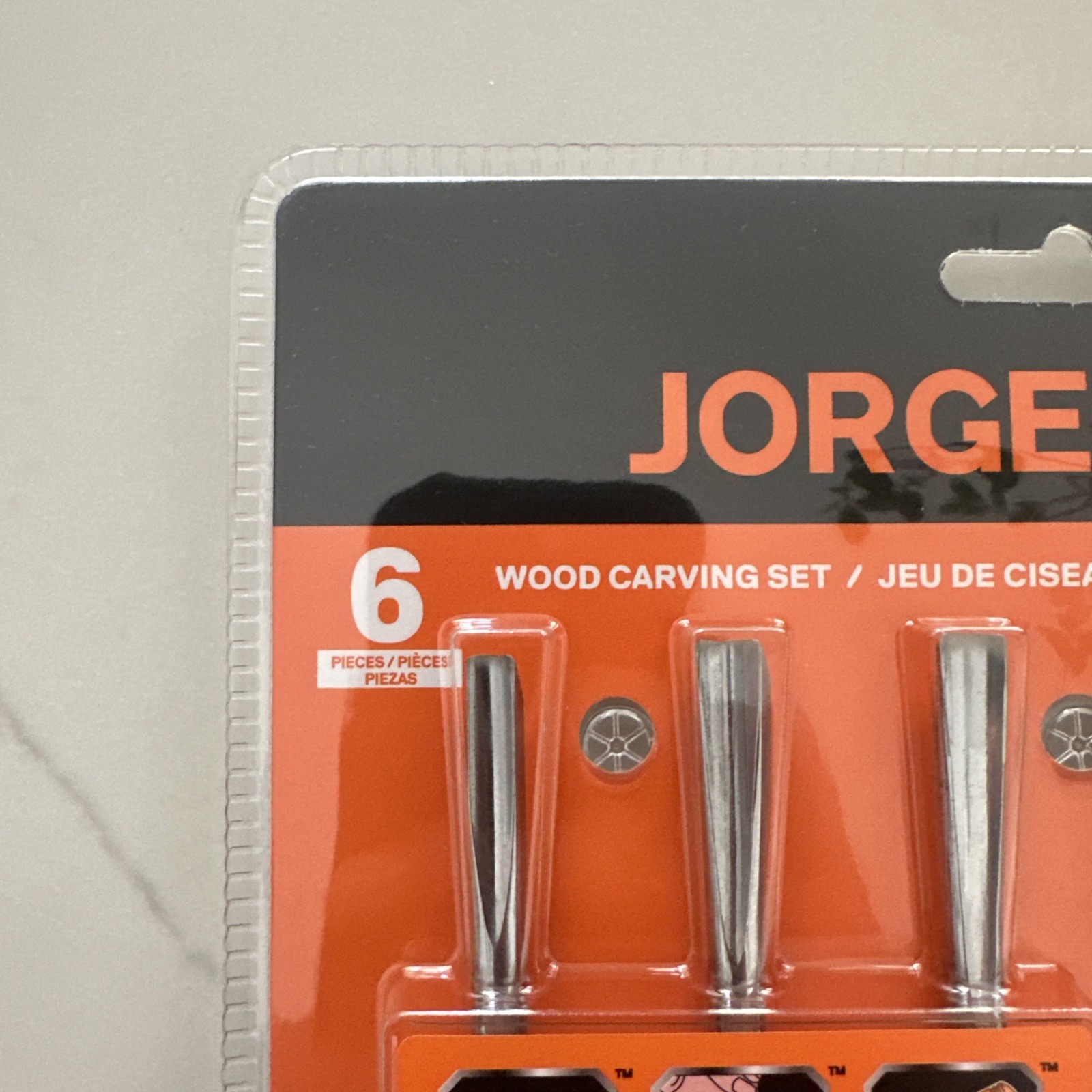 Jorgensen Wood Carving Tools 6 Pc Basic Wood Carving Set Acetate Handle - New