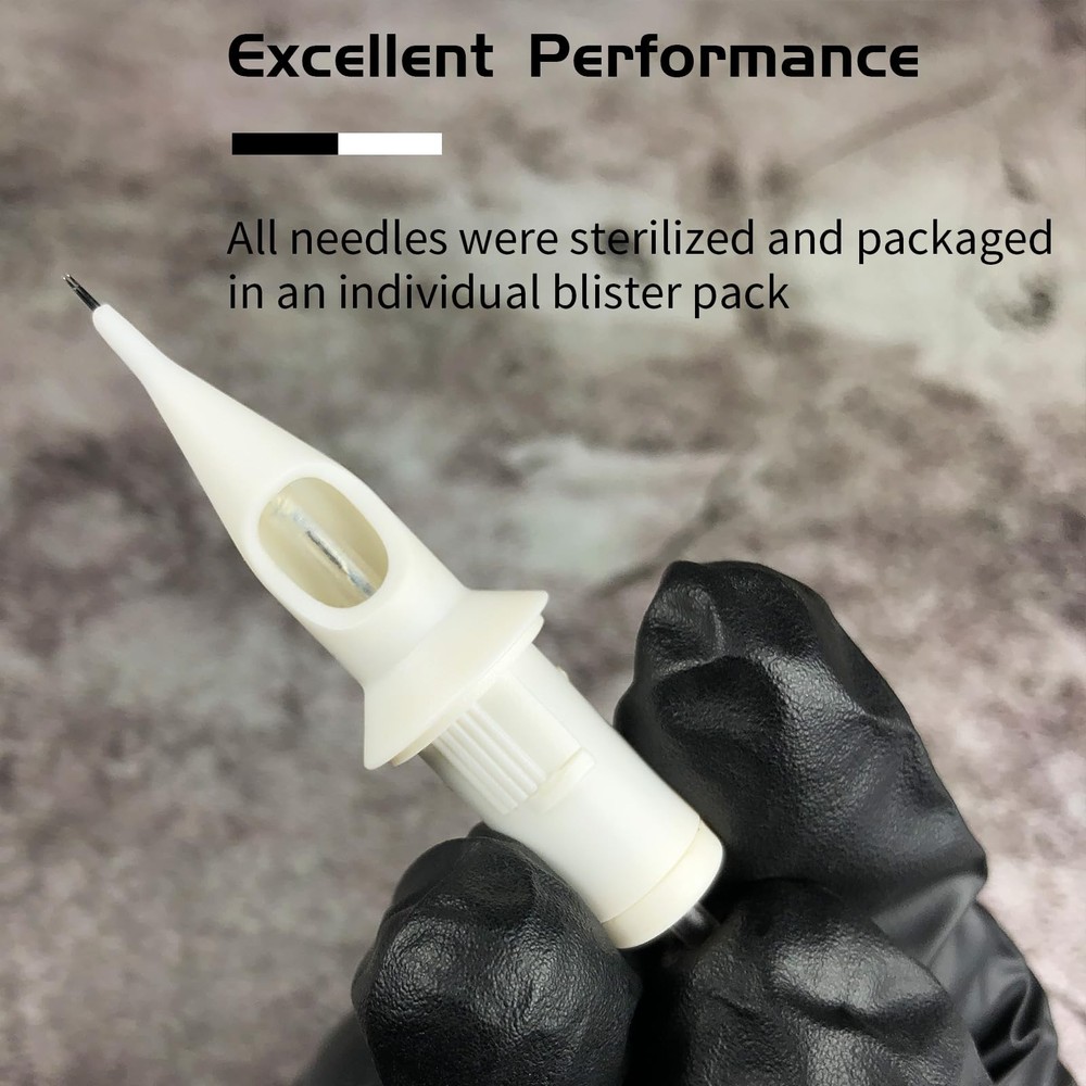 BIGWASP 50pcs Assorted Disposable Tattoo Needle Bugpin RL,