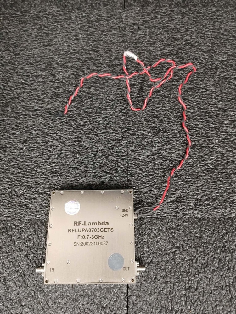 RF Lambda RFLUPA0703GETS 7W ACPR Wideband 41dB Linear Power Amplifier 3GHz 50ohm