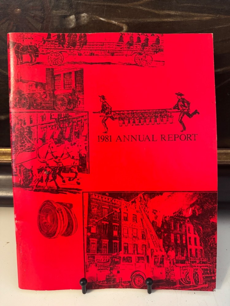Vintage FDNY 1981 Annual Report