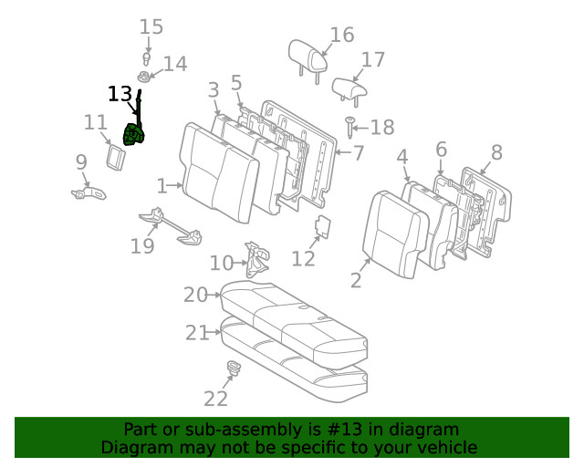 Genuine GM Latch 88970640
