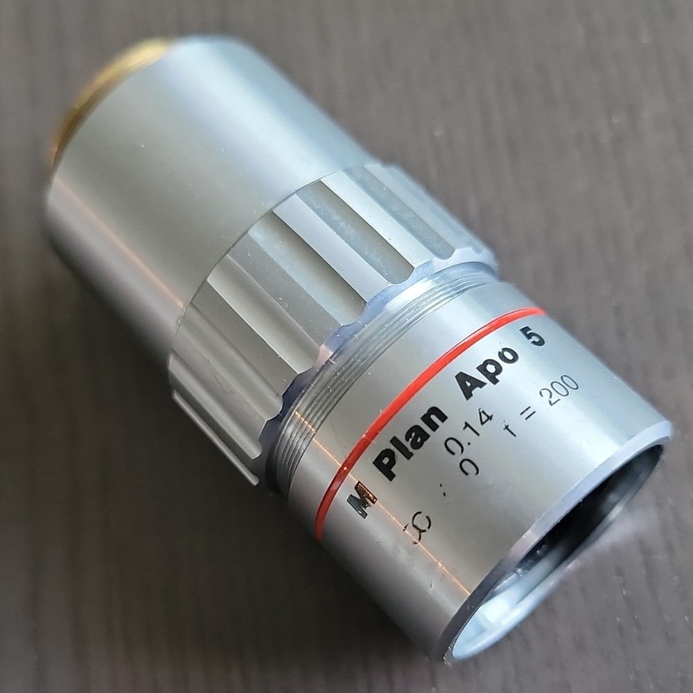 Mitutoyo M Plan Apo 5X Microscope Objective 378-802-2