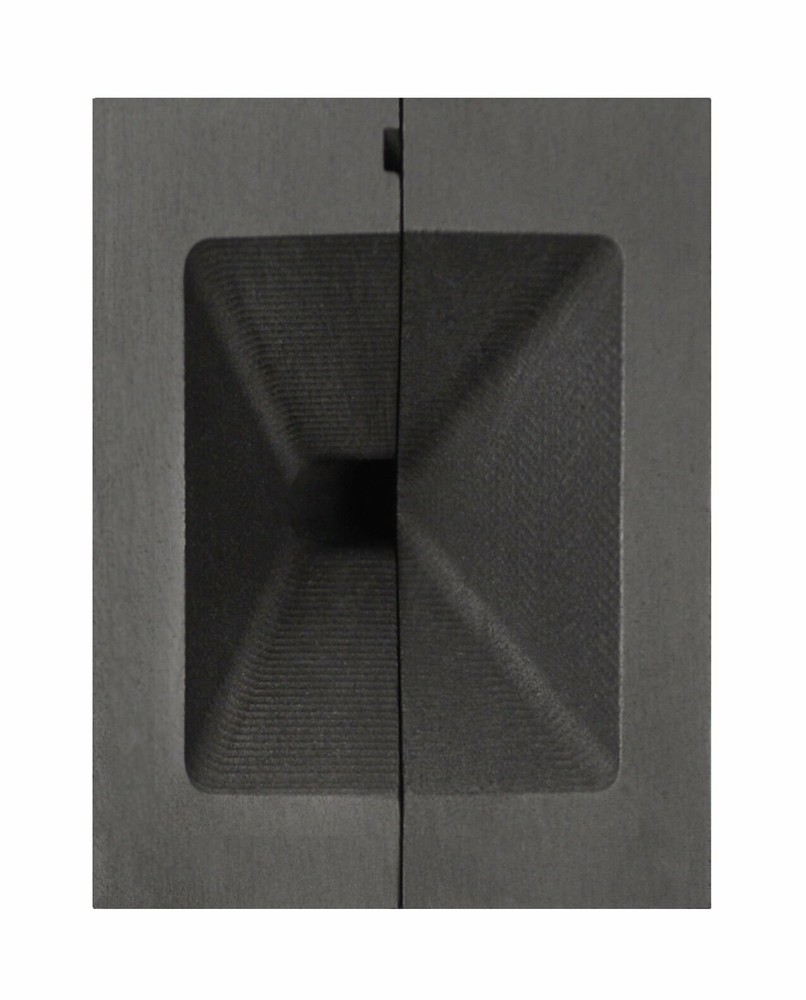 10 Troy Ounce Gold Rectangular Two Part Split Graphite Ingot Mold