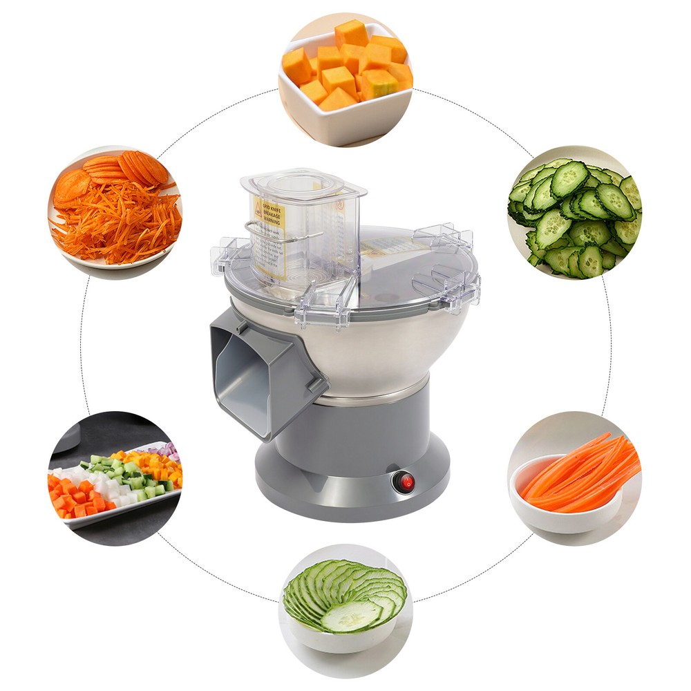 4-In-1 Electric Vegetable Dice Chopper Multifunctional Fruit Slice Processor