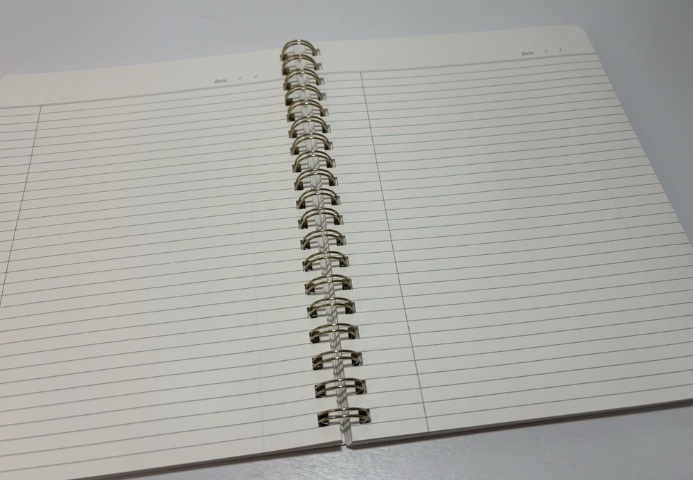 Fringe Studio ANTIQUE STRIPE FLORALS Journal Spiral Notebook 192 Lined Pages