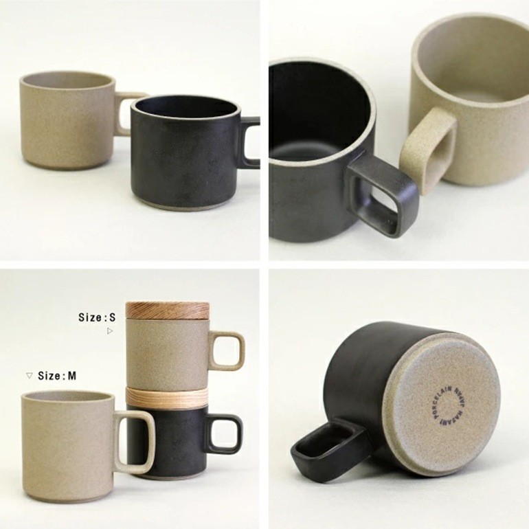 HASAMI PORCELAIN Mug Cup (Black S) HPB019