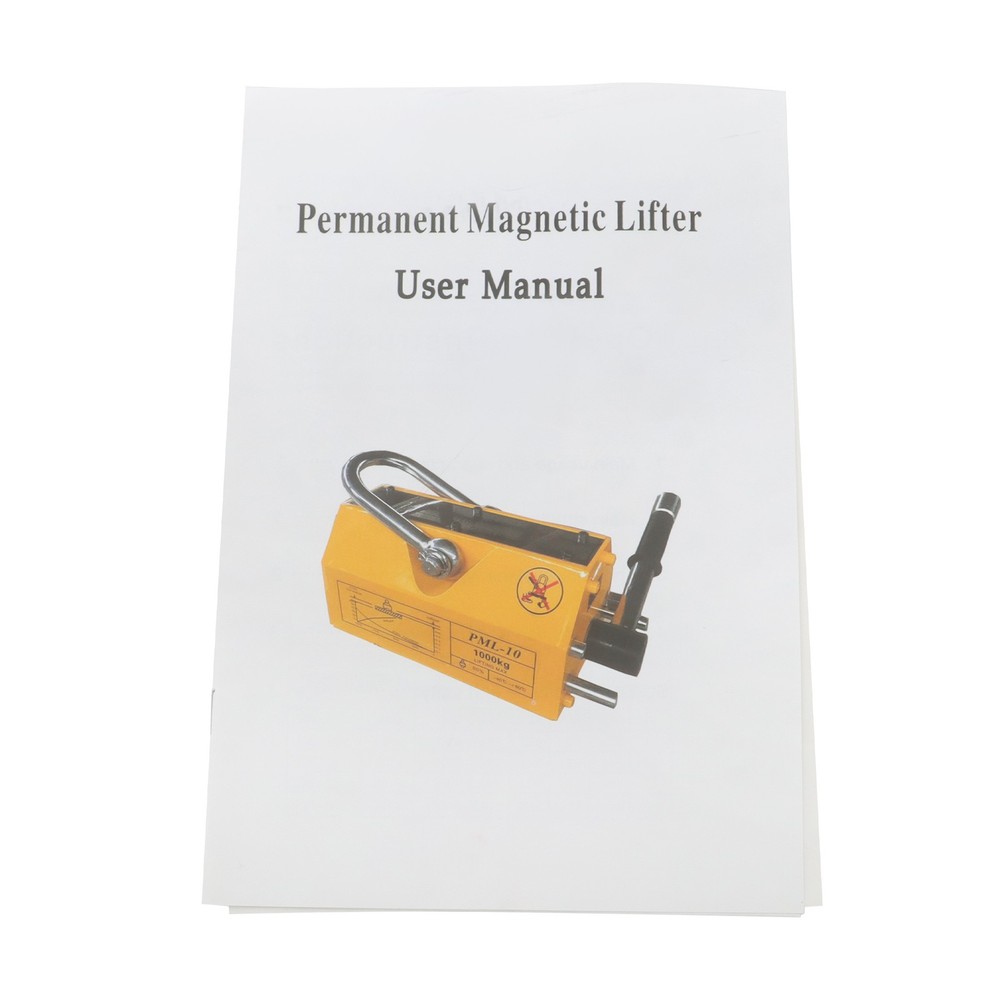 880LBS Pulling & Lifting Capacity Permanent Magnetic Lifter 2.5 Safety Factor