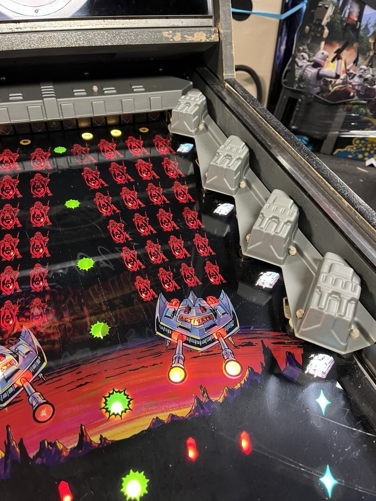 1982 RAPID FIRE ARCADE MACHINE PROF TECHS PLAYS GREAT