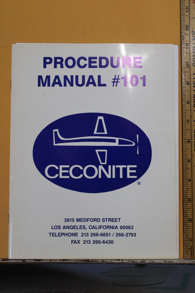 1983 Ceconite Procedure Manual #101