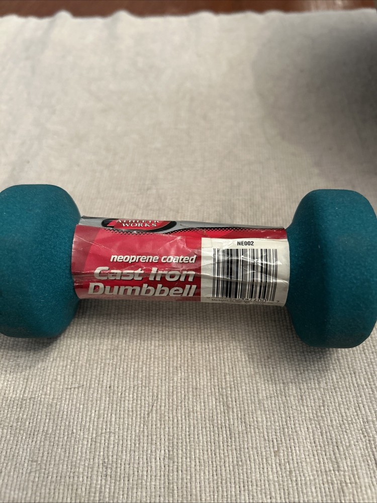Neoprene Coated 2 Lb Dumbbell New