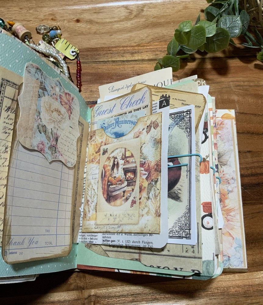 Autumn Fall Handmade Junk Journal