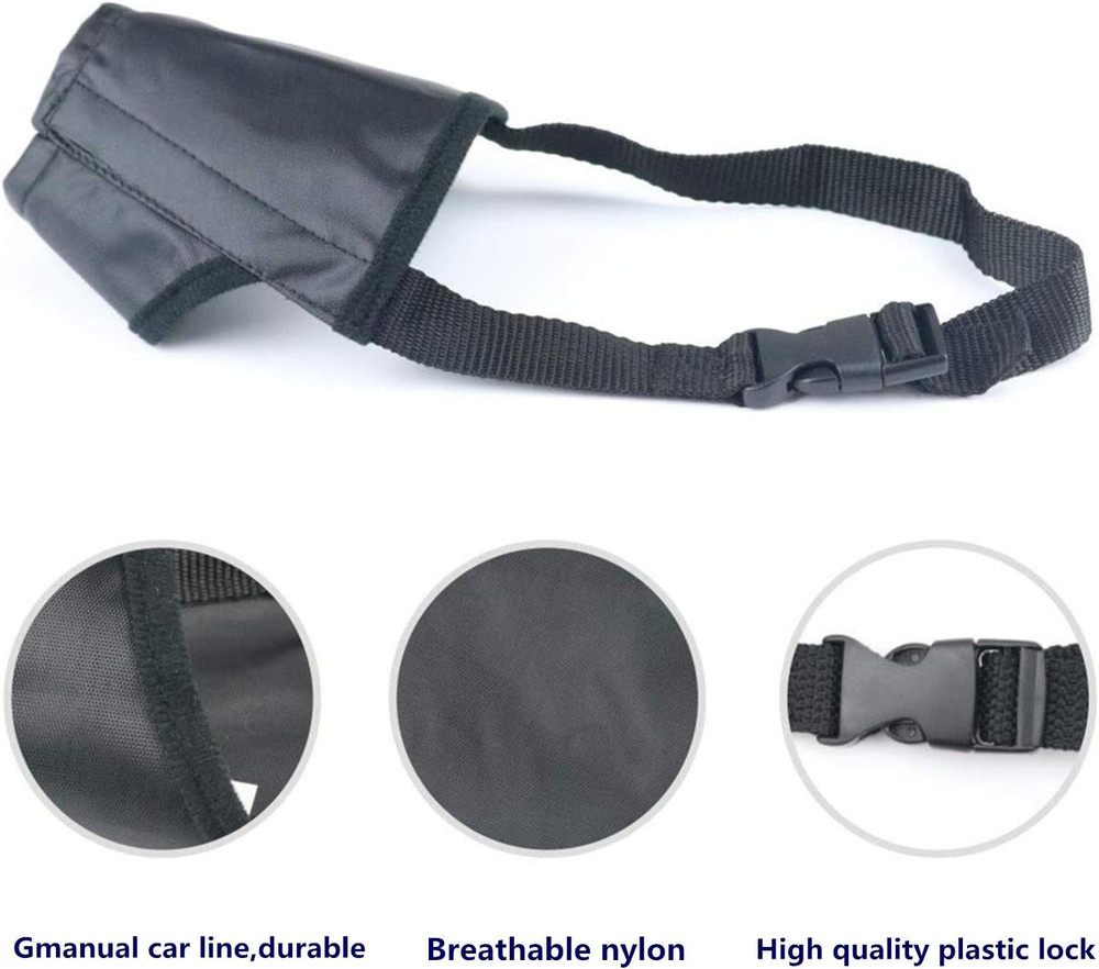 Dog Muzzles Suit - 7PCS Dog Muzzles Adjustable Quick Fit Pet Muzzle Prevent from