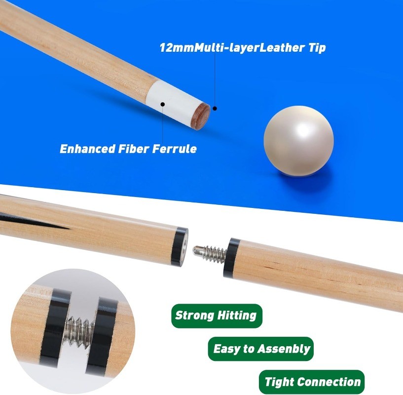 Pool Balls Set Pool Table Accessories Kit Complete Billiard Game Kit