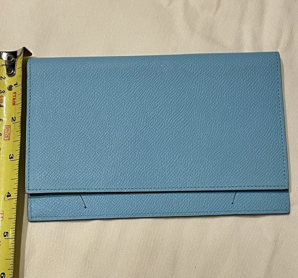 HERMES Agenda,Notebook, Day Planner Cover Blue Leather.