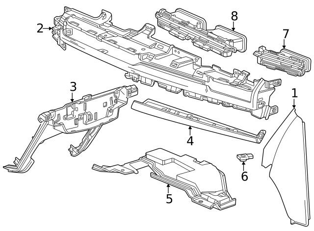 Genuine GM Switch Housing 42809303