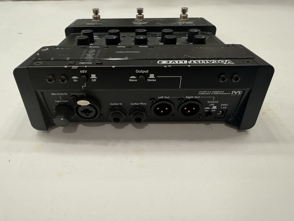 Digitech Vocalist Live 3 Vocal Multi Effects Processor Pedal + Power Supply