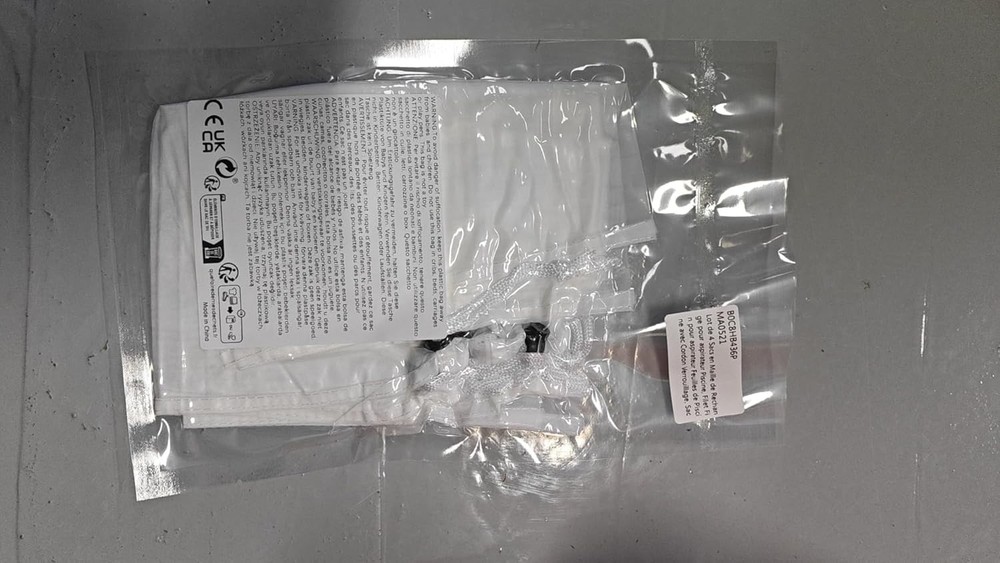 4Pcs Pool Vacuum Replacement Mesh Bag, Leaf Net Bag Fine White