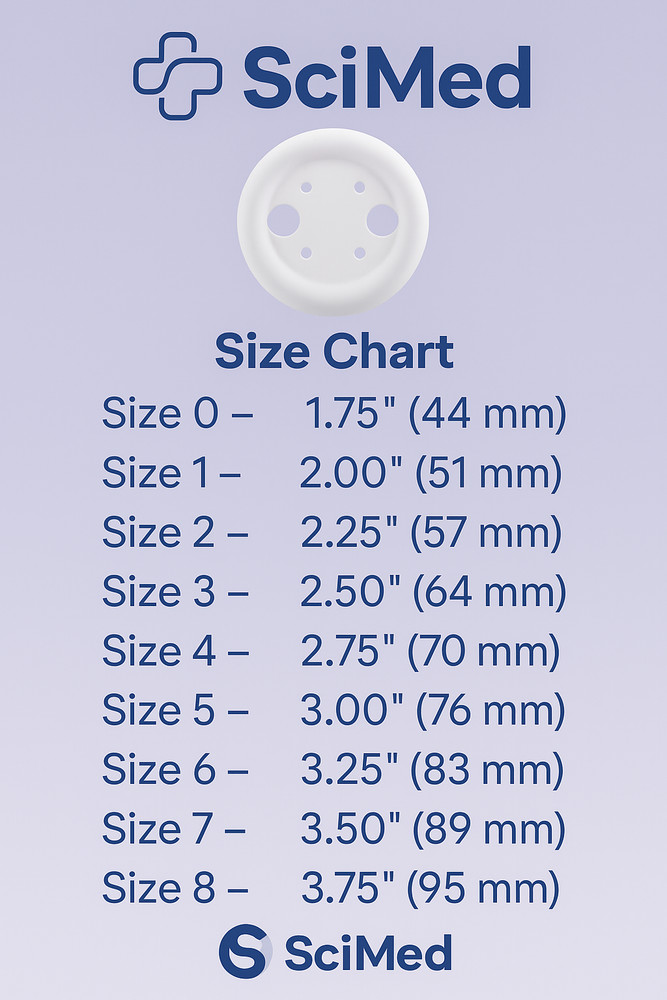 SciMed Silicone Vaginal Pessary Ring Without Support | FDA Approved | Sizes 0–8