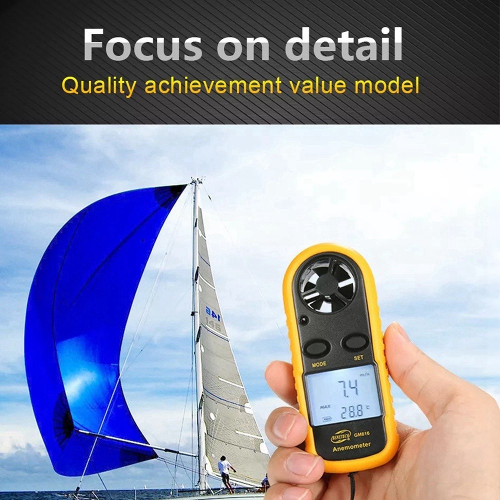 Digital Anemometer Anemometer GM816 Wind Speed Measuring Instrument Wind 6244