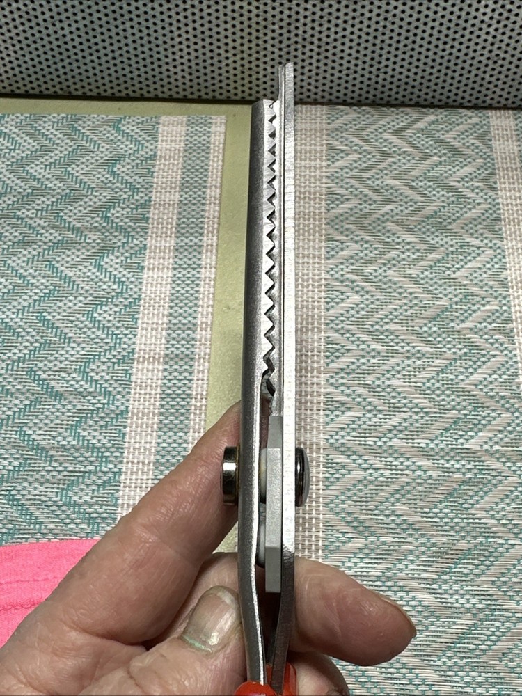 Fiskars 8” Premier Left-Handed Pinking Shears Fabrics & More