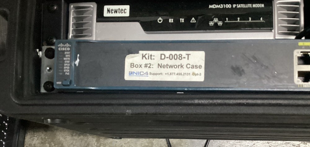 Newtec MDM3100, Cisco 2960 Travel Kit.