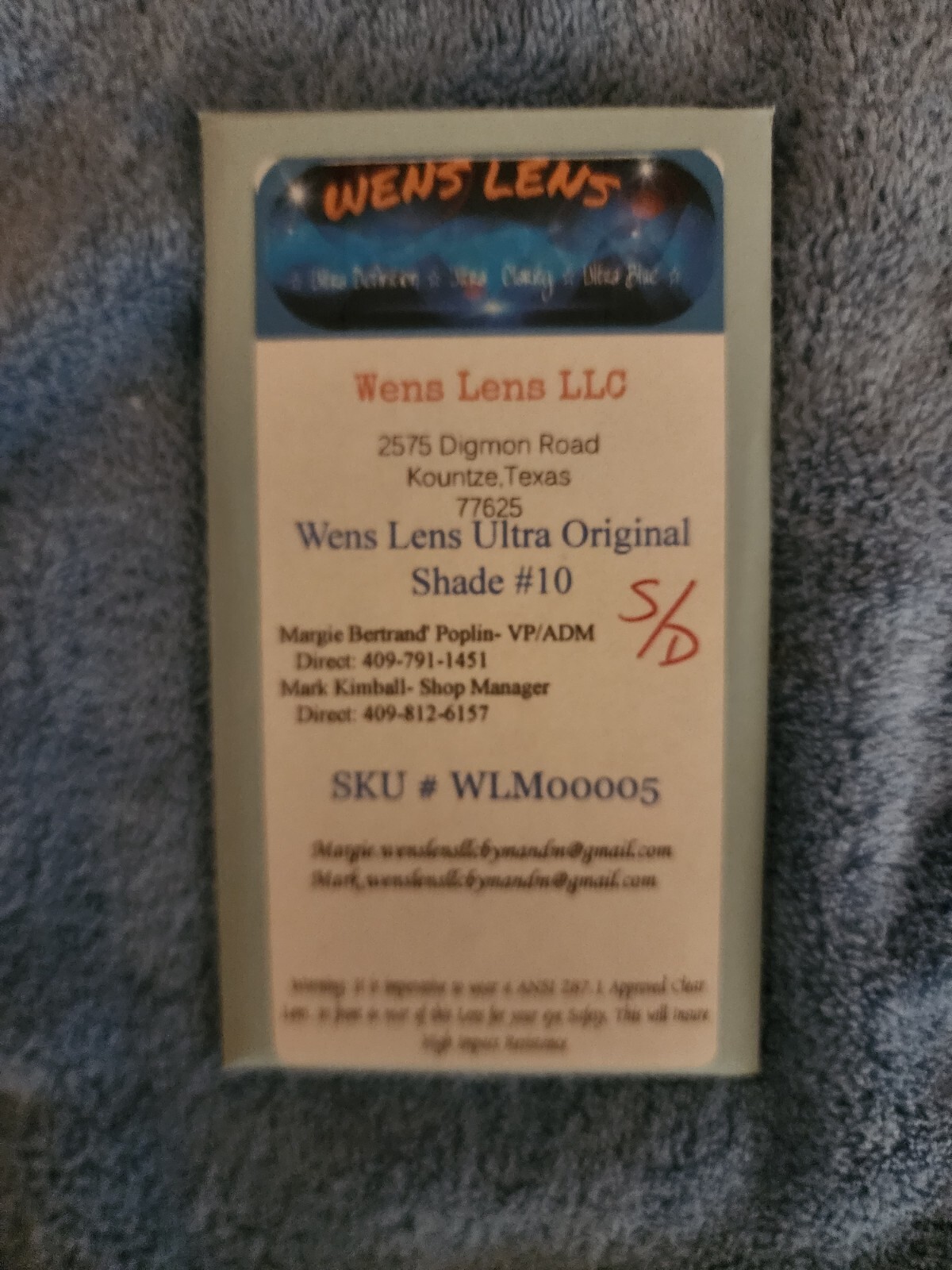 Wens lens original, azure, and electric ice scratch and dent product