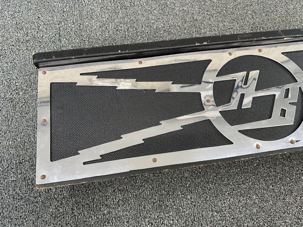 Williams Hyperball Pinball Machine Shooting Game Cabinet Speaker Panel Assembly