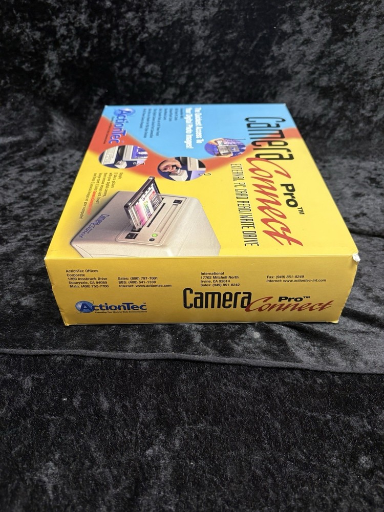 ActionTec CameraConnect Pro External PC Card Read and Write Drive