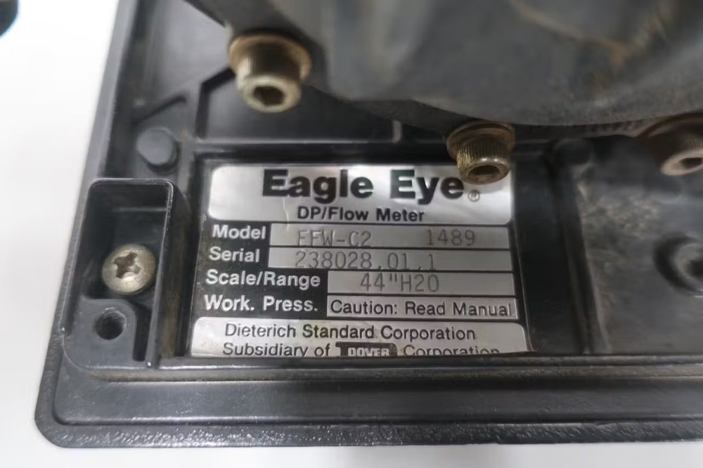Dietrich Standard EFW-C2 Flow Meter 0-3000gpm